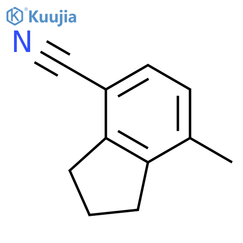 4-Cyano-7-methylindan structure