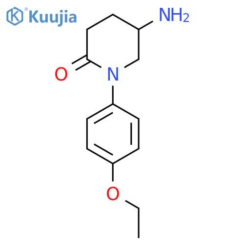 5-Amino-1-(4-ethoxyphenyl)piperidin-2-one structure