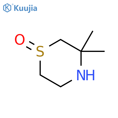 3,3-dimethyl-1λ?-thiomorpholin-1-one structure