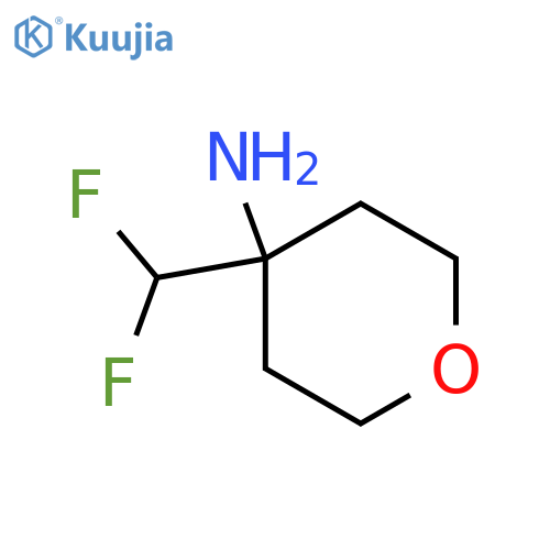 4-(difluoromethyl)oxan-4-amine structure