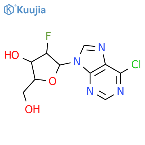 9H-Purine,6-chloro-9-(2-deoxy-2-fluoro-b-D-ribofuranosyl)- structure