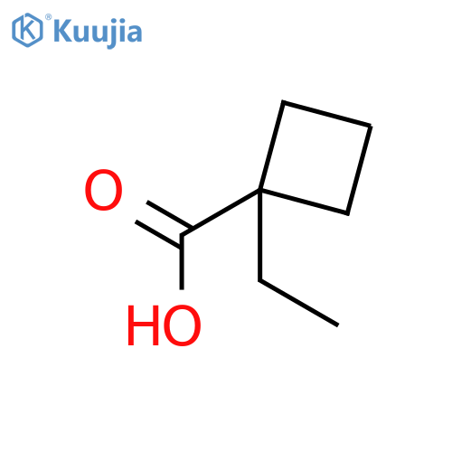 1-ethylcyclobutane-1-carboxylic acid structure