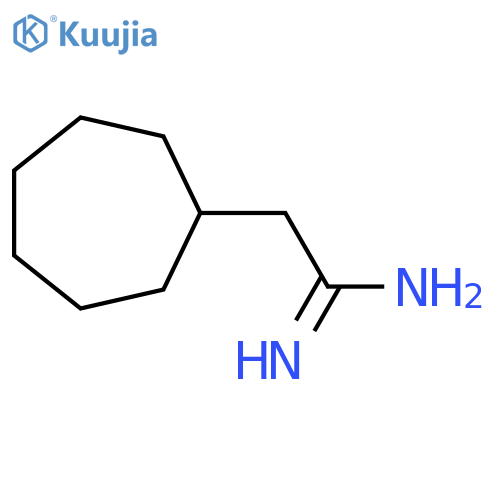 2-cycloheptylethanimidamide structure