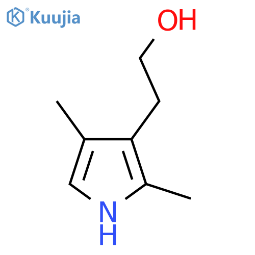 2-(2,4-dimethyl-1H-pyrrol-3-yl)ethan-1-ol structure