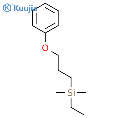 Silane, ethyldimethyl(3-phenoxypropyl)- structure