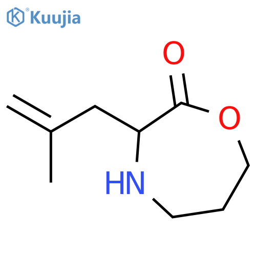 1,4-Oxazepin-2(3H)-one, tetrahydro-3-(2-methyl-2-propenyl)-, (±)- structure