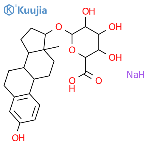 b-Estradiol 17-(b-D-Glucuronide) Sodium Salt structure