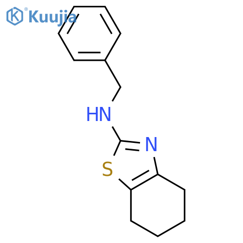 N-benzyl-4,5,6,7-tetrahydro-1,3-benzothiazol-2-amine structure