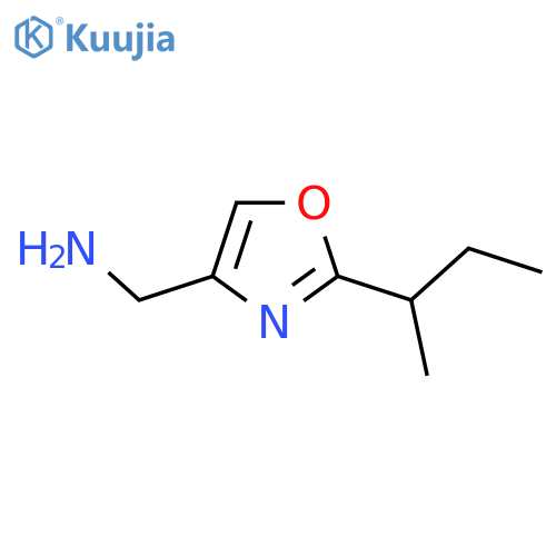 [2-(Butan-2-yl)-1,3-oxazol-4-yl]methanamine structure