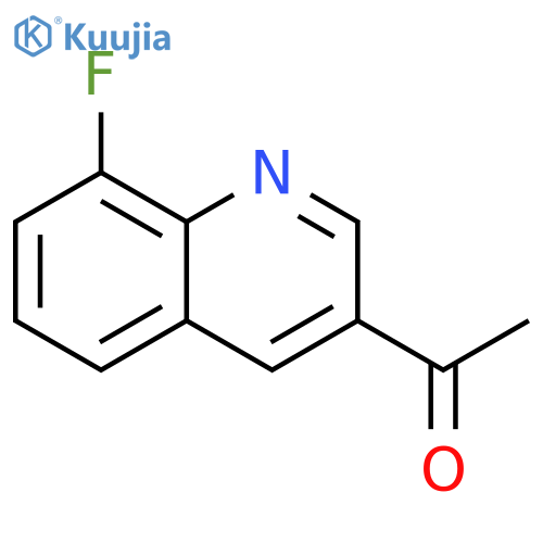 1-(8-fluoroquinolin-3-yl)ethan-1-one structure