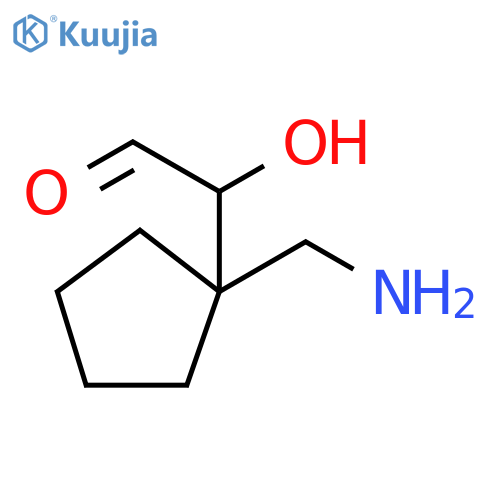 Cyclopentaneacetaldehyde, 1-(aminomethyl)-α-hydroxy- structure