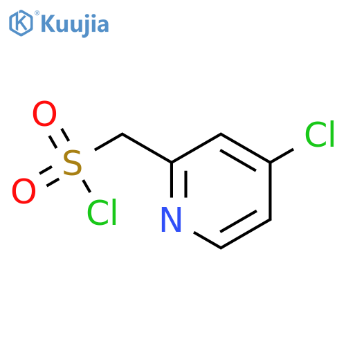 (4-chloropyridin-2-yl)methanesulfonyl chloride structure