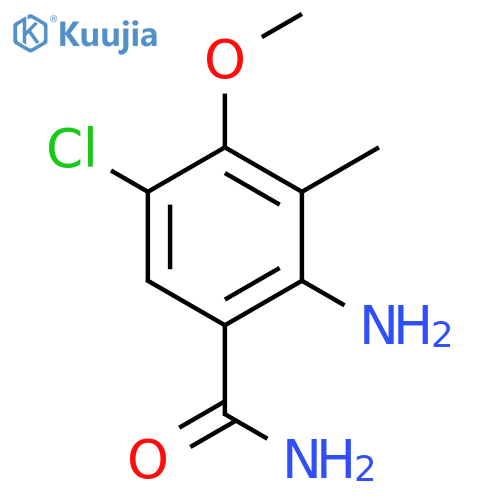 2-amino-5-chloro-n-methoxy-n-methylbenzamide structure