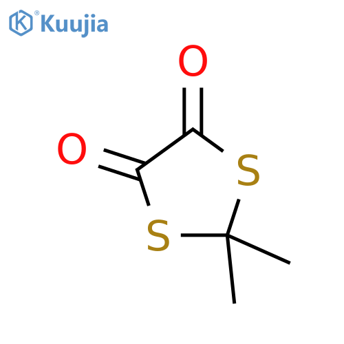1,3-Dithiolane-4,5-dione,2,2-dimethyl- structure