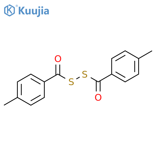 Disulfide, bis(4-methylbenzoyl) structure