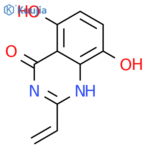 4(3H)-Quinazolinone,2-ethenyl-5,8-dihydroxy- structure