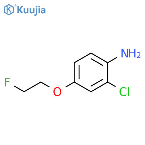 2-Chloro-4-(2-fluoroethoxy)aniline structure