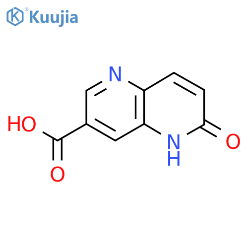 6-Hydroxy-1,5-naphthyridine-3-carboxylic acid structure