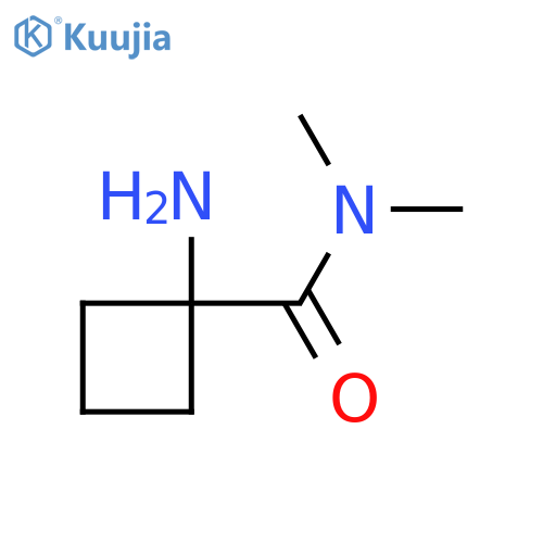 1-Amino-N,N-dimethylcyclobutane-1-carboxamide structure