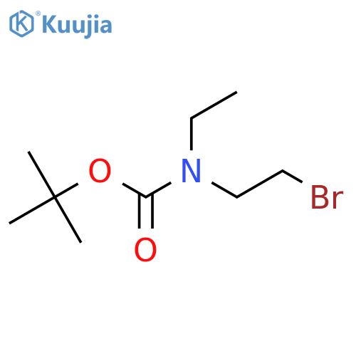 (2-Bromoethyl)-ethylcarbamic acid tert-butyl ester structure