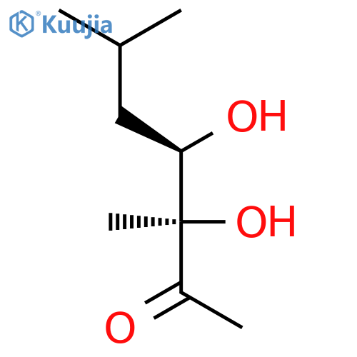 2-HEPTANONE, 3,4-DIHYDROXY-3,6-DIMETHYL-, (R*,R*)- structure