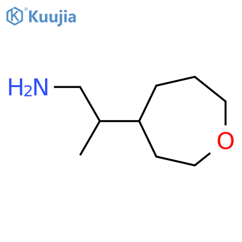 2-(Oxepan-4-yl)propan-1-amine structure