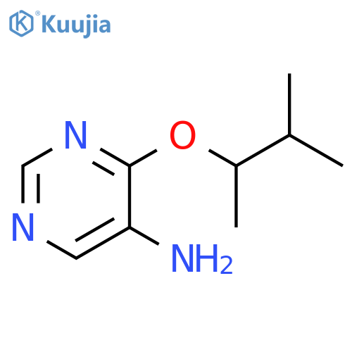 4-(3-methylbutan-2-yl)oxypyrimidin-5-amine structure