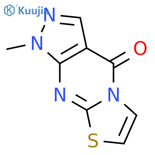 Pyrazolo[3,4-d]thiazolo[3,2-a]pyrimidin-4(1H)-one,1-methyl- structure