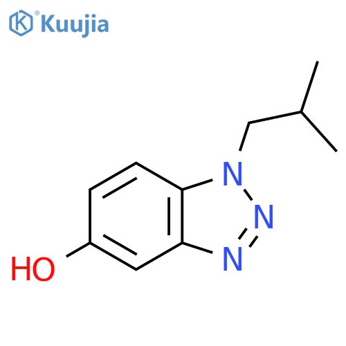 1-(2-methylpropyl)-1H-1,2,3-benzotriazol-5-ol structure