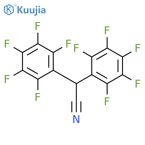 Methyl, cyanobis(pentafluorophenyl)- structure