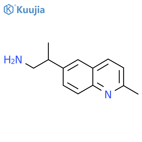 2-(2-methylquinolin-6-yl)propan-1-amine structure
