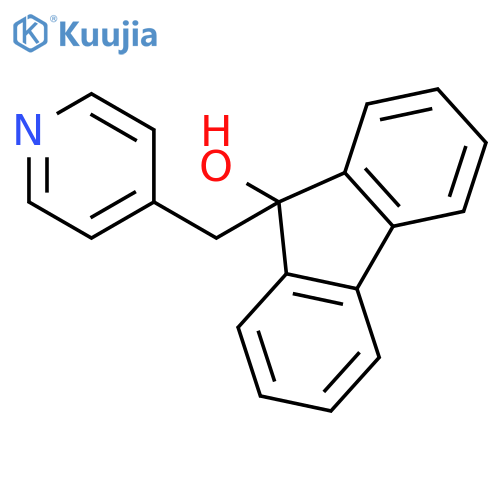 9H-Fluoren-9-ol, 9-(4-pyridinylmethyl)- structure