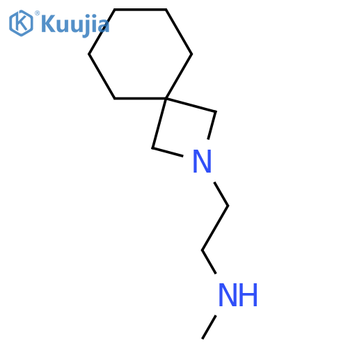 2-Azaspiro[3.5]nonane-2-ethanamine, N-methyl-  structure