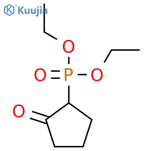 Phosphonic acid, (2-oxocyclopentyl)-, diethyl ester structure