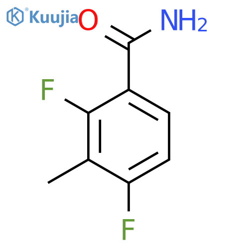 2,4-Difluoro-3-methylbenzamide structure