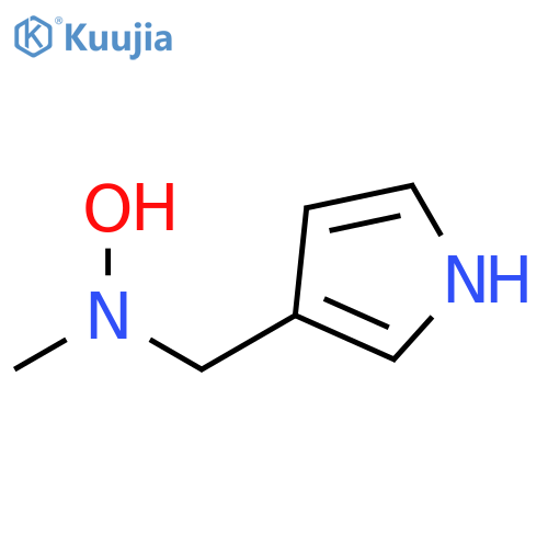 N-methyl-N-(1H-pyrrol-3-yl)methylhydroxylamine structure