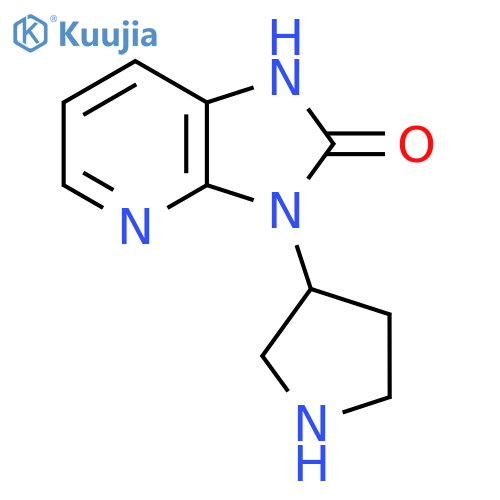 3-(Pyrrolidin-3-yl)-1,3-dihydro-2H-imidazo[4,5-b]pyridin-2-one structure
