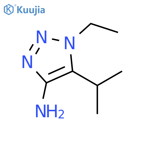 1H-1,2,3-Triazol-4-amine, 1-ethyl-5-(1-methylethyl)- structure