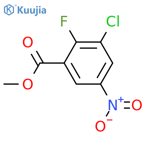 methyl 3-chloro-2-fluoro-5-nitrobenzoate structure