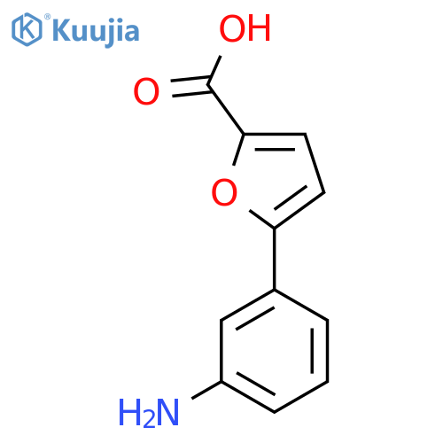5-(3-Aminophenyl)furan-2-carboxylic acid structure