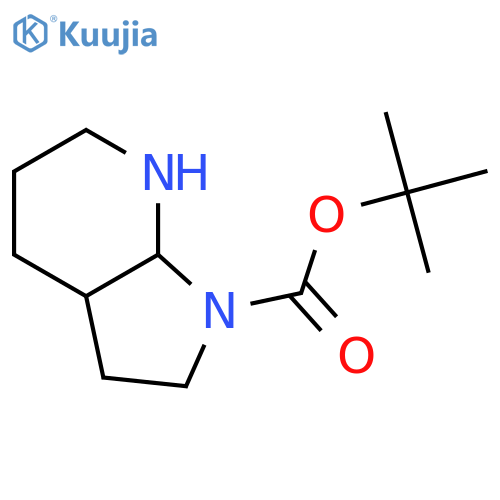 tert-butyl octahydro-1H-pyrrolo[2,3-b]pyridine-1-carboxylate structure