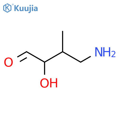 4-Amino-2-hydroxy-3-methylbutanal structure