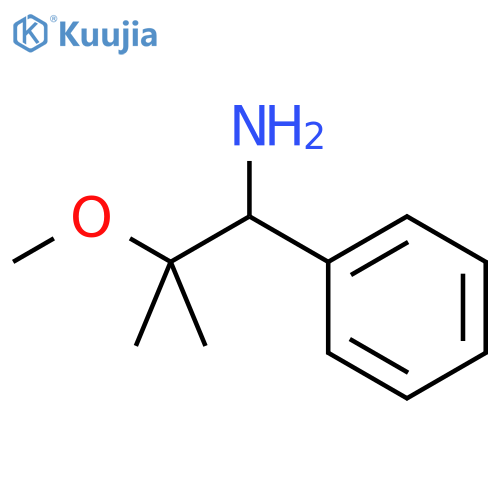 Benzenemethanamine, α-(1-methoxy-1-methylethyl)- structure