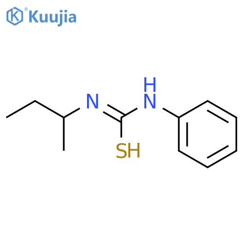 Thiourea,N-(1-methylpropyl)-N'-phenyl- structure