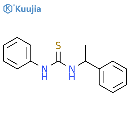 Thiourea,N-phenyl-N'-(1-phenylethyl)- structure