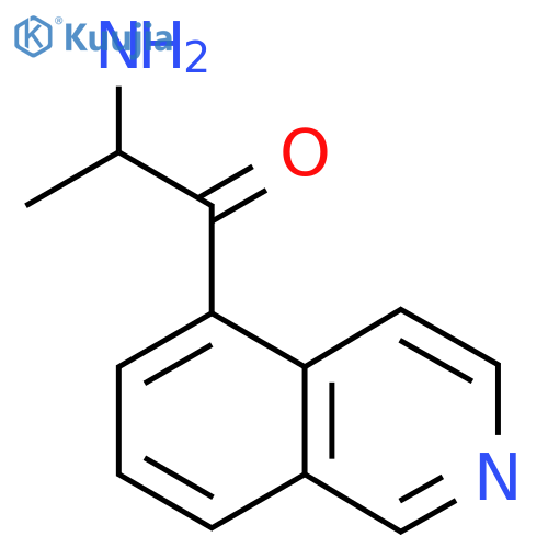 2-Amino-1-(isoquinolin-5-yl)propan-1-one structure
