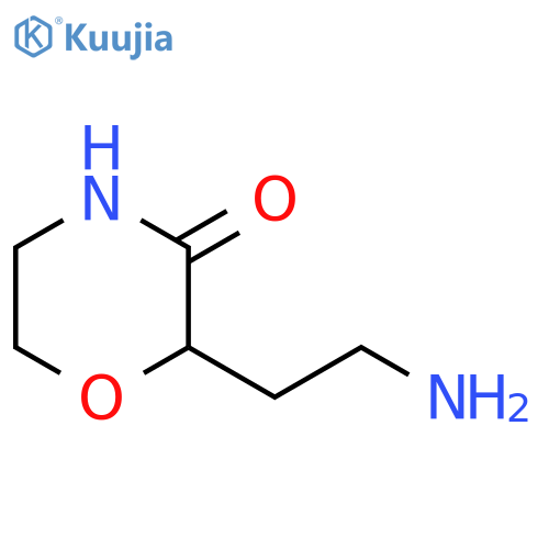 3-Morpholinone, 2-(2-aminoethyl)- structure