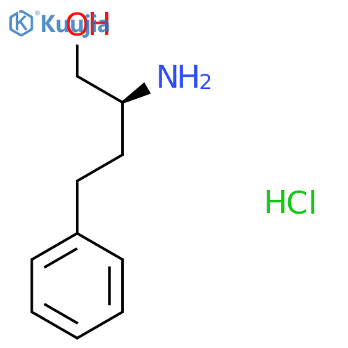 (2S)-2-amino-4-phenylbutan-1-ol hydrochloride structure