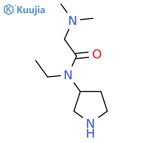 2-(dimethylamino)-N-ethyl-N-pyrrolidin-3-ylacetamide structure