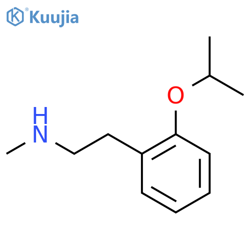 methyl({2-2-(propan-2-yloxy)phenylethyl})amine structure